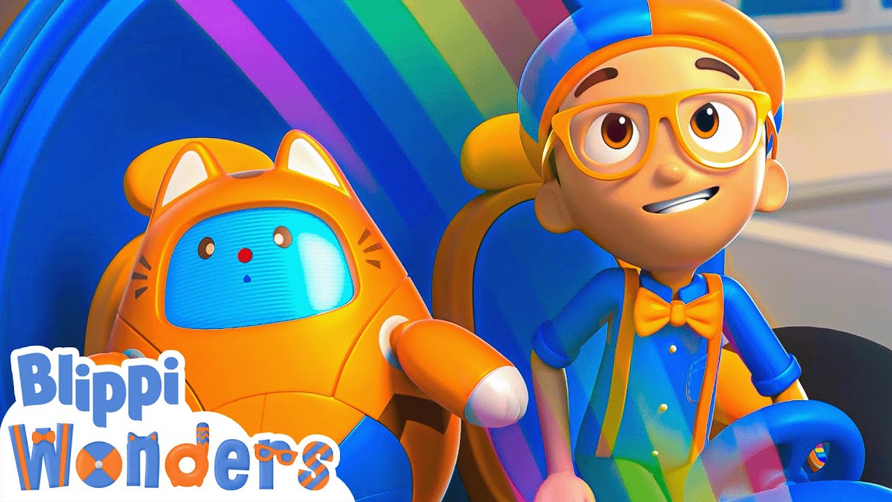 Blippi Impara i Colori dell'Arcobaleno | Moonbug Kids - Cartoni Animati