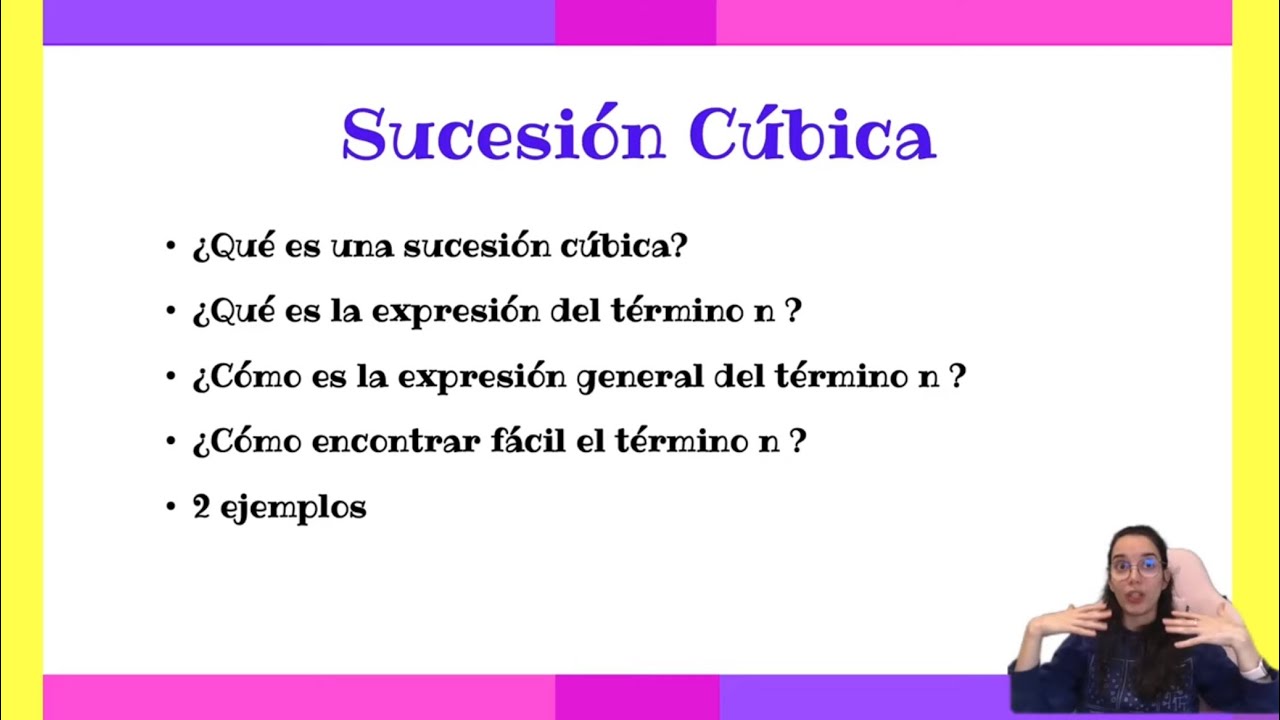 #Sucesiones: ¿cómo encontrar el término general (enésimo término) de una sucesión cúbica?