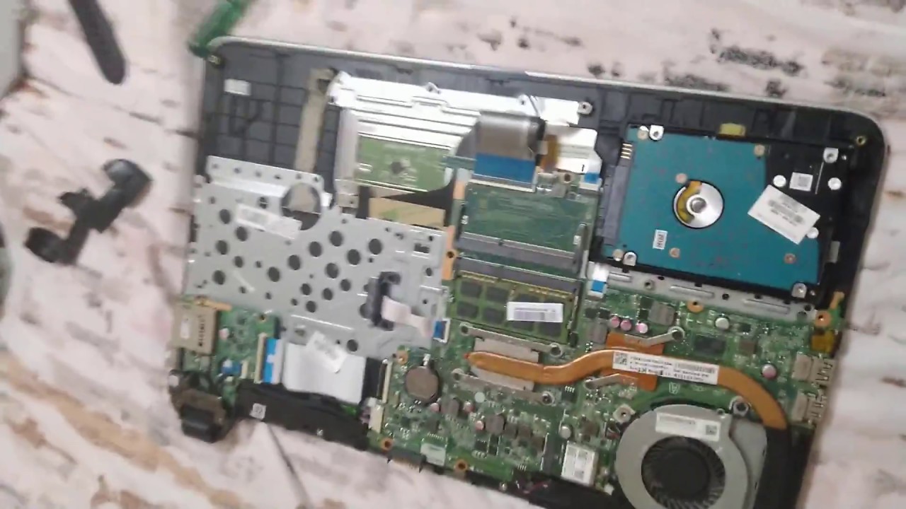 hp pavilion 15-ab disassembly step by step easily