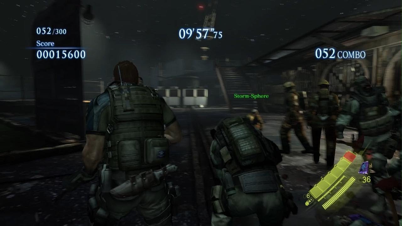 RESIDENT EVIL 6 The Mercenaries No Mercy Rooftop Mission Chris DEF-Chris DEF 2902K