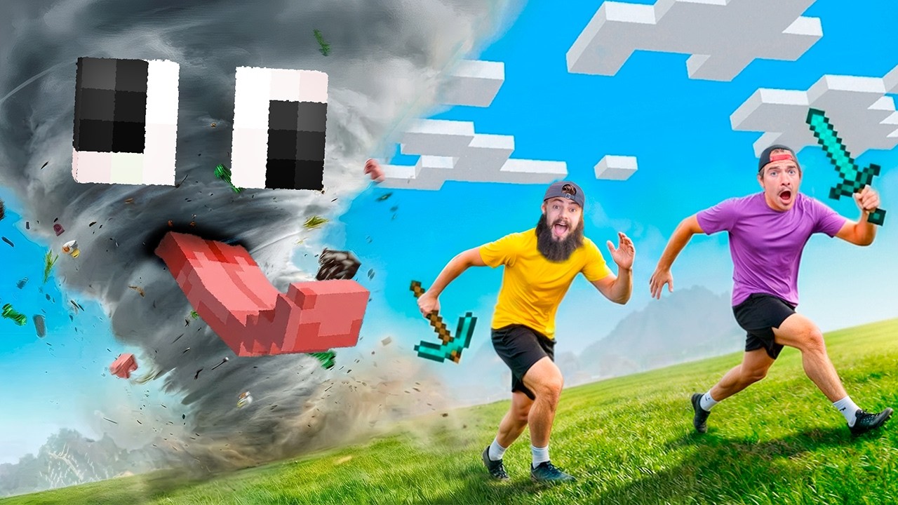 I Survived as a Tornado in Minecraft
