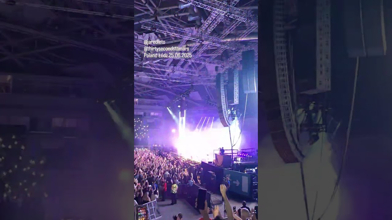 THIRTY SECONDS TO MARS Poland Ł&oacute;dź 25.06.2025 Atlas Arena #thirtysecondstomars