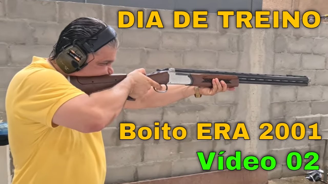 Alinhando a visada na Boito ERA 2001 Super Luxo - DIA 2