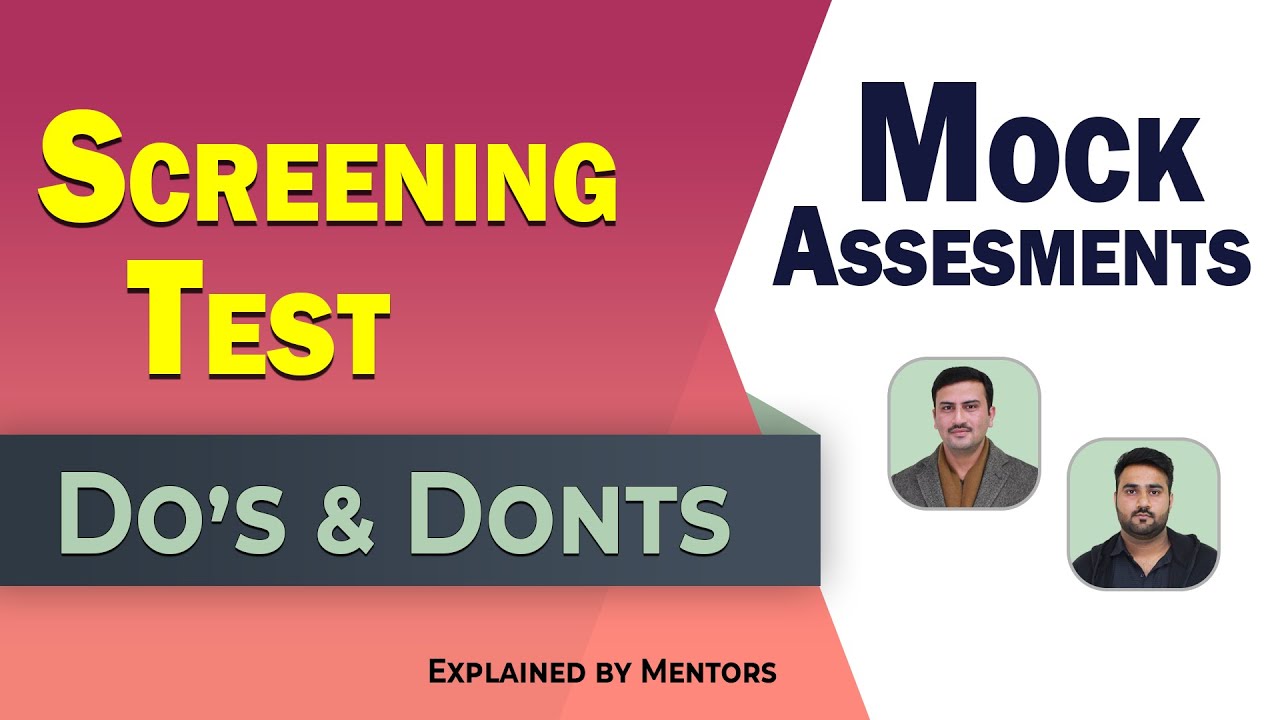CSS Screening Test 2022 | Screening Test Model Papers | Mock Assessments  | Study River | CSS CLUB
