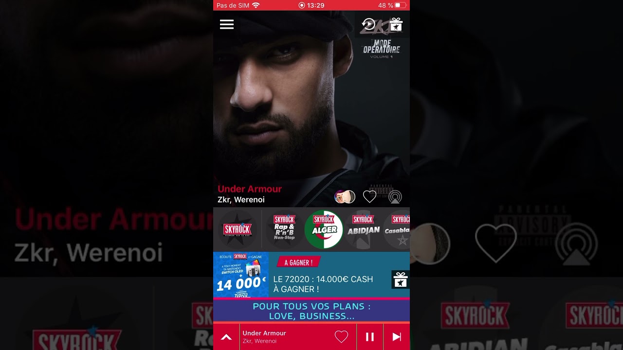ZKR - Under amour ft Werenoi ( Version Skyrock )