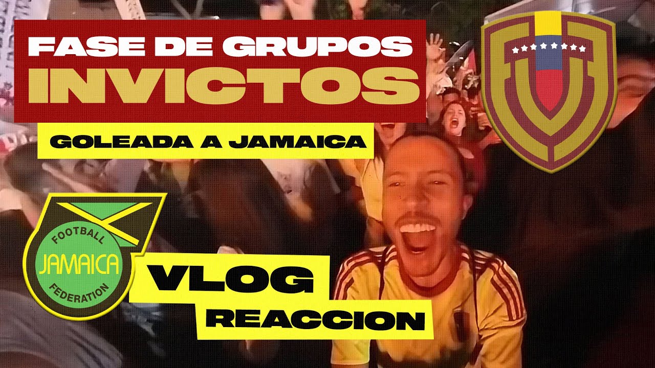 Reacción VENEZUELA vs. JAMAICA | GOLEADA EN AUSTIN | ¡Fase de grupos INVICTOS! Reacción en Caracas