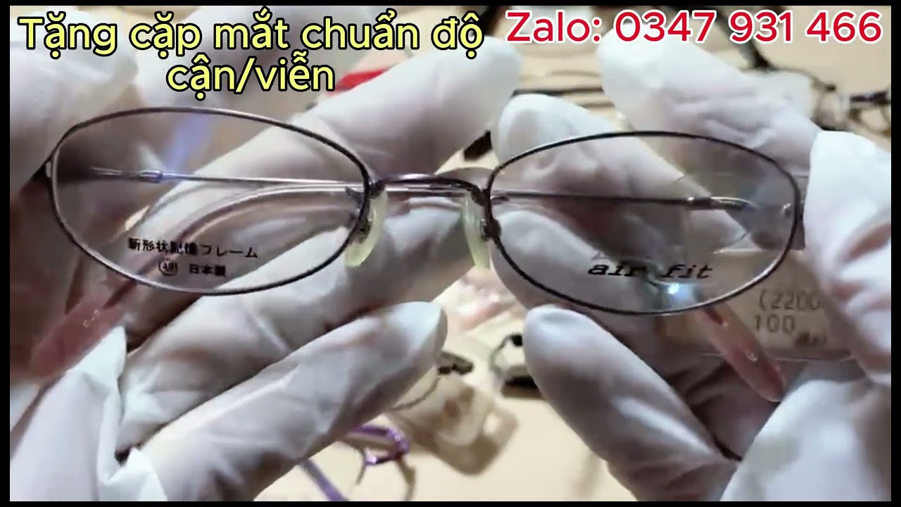 Phiên live 2302🚨 SỐC 300K – GỌNG NHẬT XỊN TẶNG LUÔN CẶP MẮT CẬN/VIỄN! 🚨#kinhmatcan  #GongKinhNhat