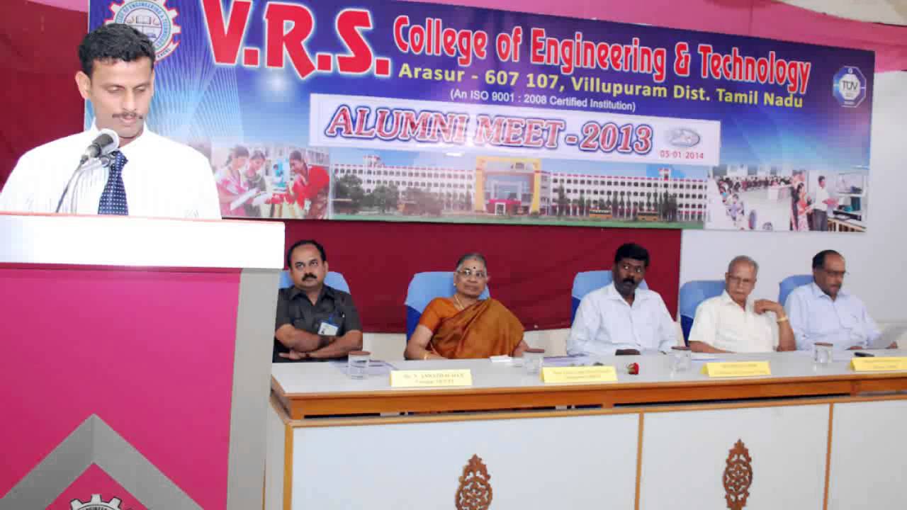 VRSCET - Alumni Meet 2013