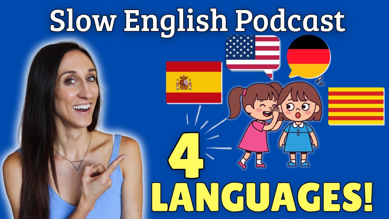 How My Kids Speak 4 Languages 🌍| Language Tips | Slow English Podcast