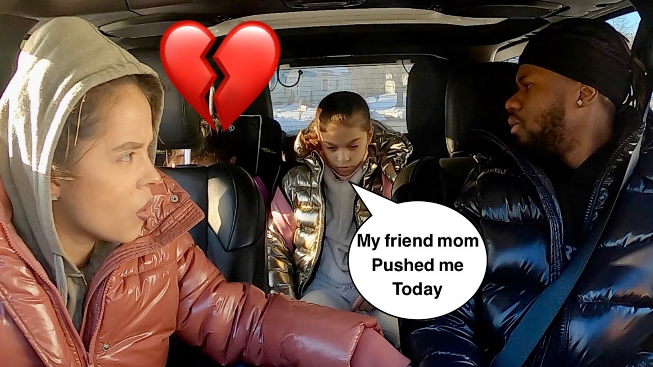 Another Mom Pushed LONDON At School TODAY !!!