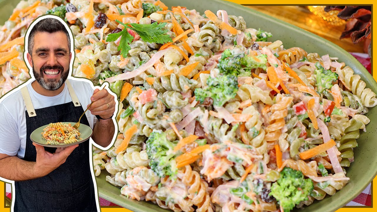 A MELHOR SALADA DE MACARRÃO PARA O SEU NATAL I SUPER CREMOSA I FÁCIL DE FAZER