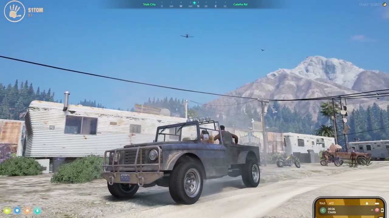 Кармин, если ему удастся выжить, пролетев над Вавилоном... то нет | Nopixel GTARP