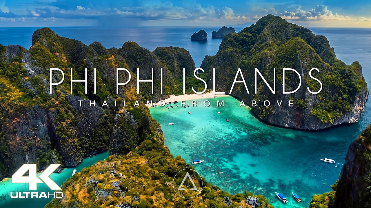 A Cinematic Drone Journey Over Phi Phi Islands, Thailand