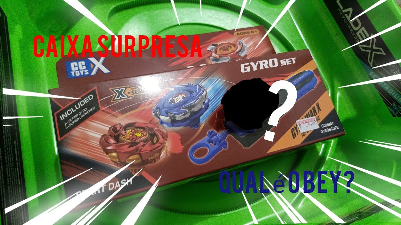 comprei uma Beyblade X fake surpresa (qual bey veio?)