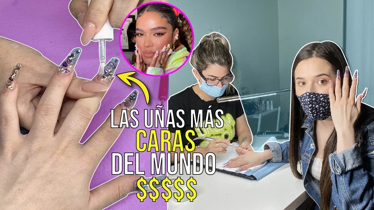 FUI A HACERME LAS UÑAS CON LA NAIL ARTIST DE KAROL G *lo mas lujoso que me han hecho*