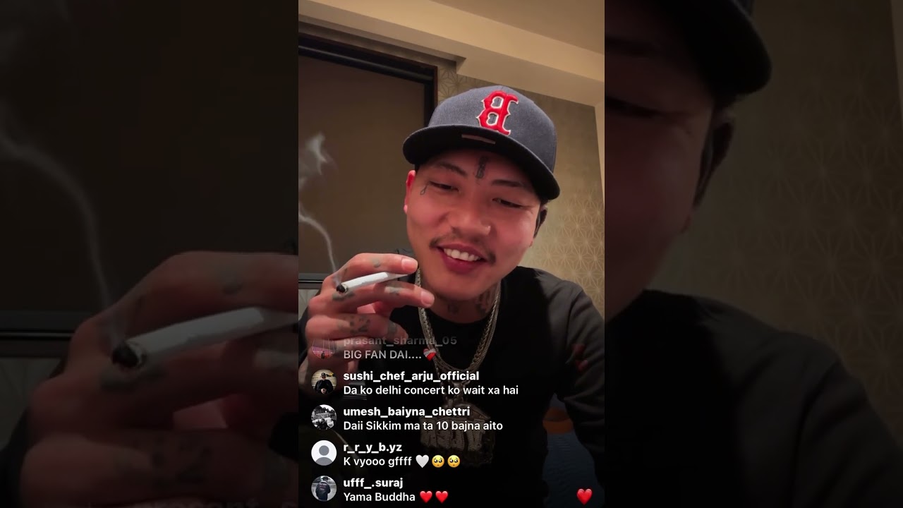 Vten today live in instagram! Talking about marriage! Drip check! Beef diss in NepHopScence🇳🇵🎶🇳🇵
