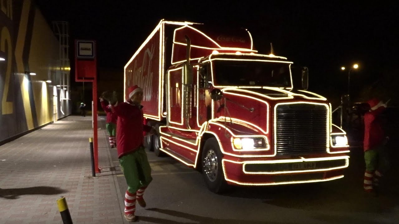 Vánoční kamion Coca Cola 2017