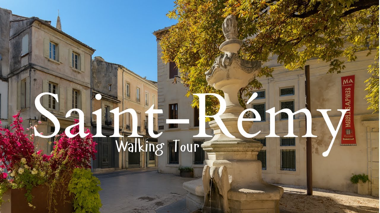 Saint-Rémy-de-Provence France 🇫🇷 Une promenade guidée- Charmante petite ville.