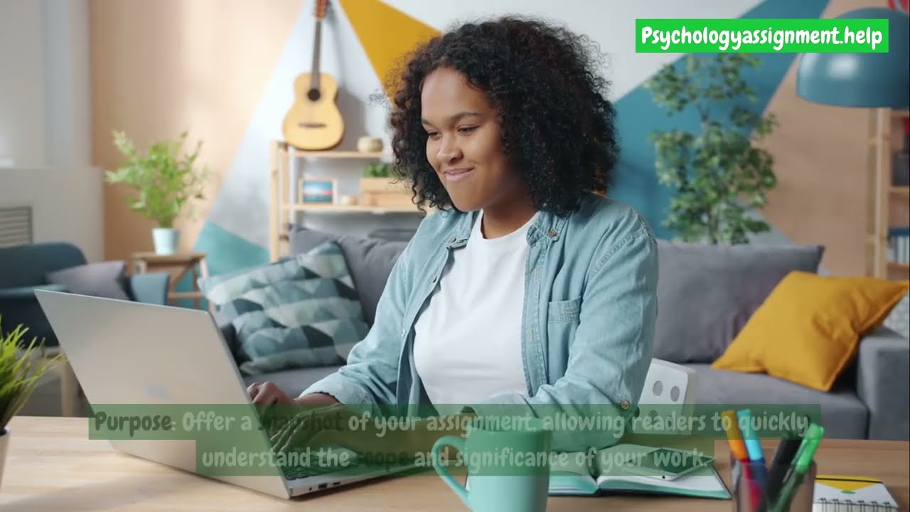 How to Structure Your Psychology Assignment