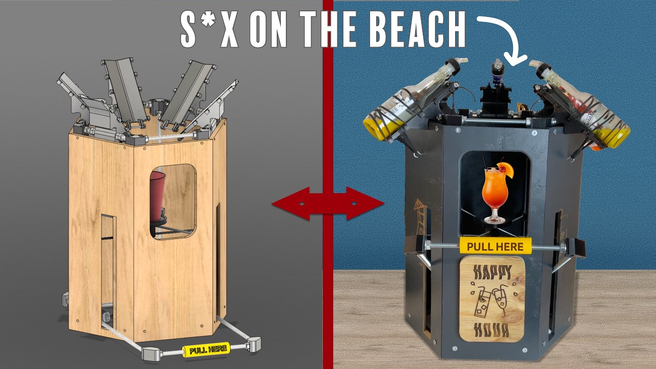 DIY Cocktail-Maschine: 100% mechanisch