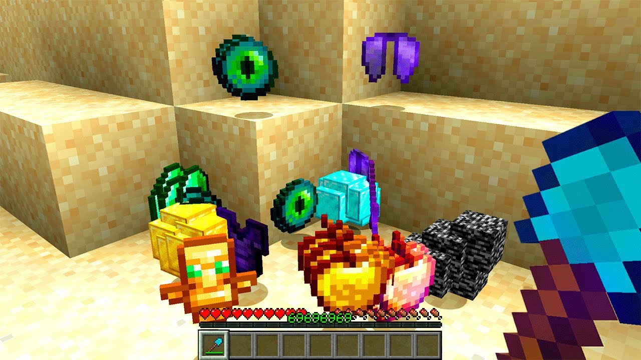 Minecraft pero la ARENA suelta ÍTEMS OP
