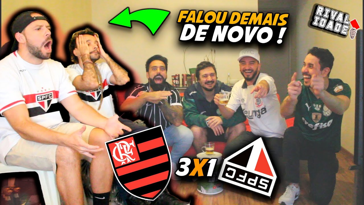 React Flamengo 3x1 São Paulo | Melhores momentos | Brasileirão 2022