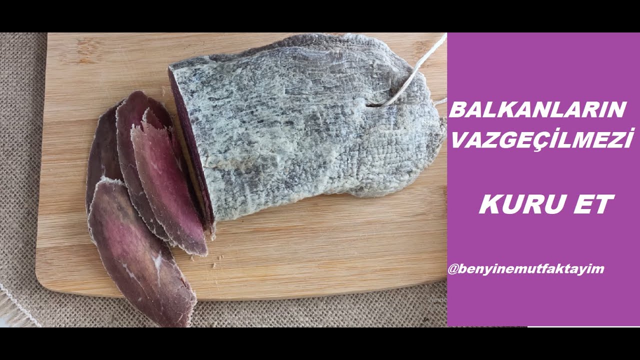 DANA ANTRİKOTTAN KURU ET YAPIYORUZ ✅ BALKANLARIN MEŞHUR LEZZETİ 👌