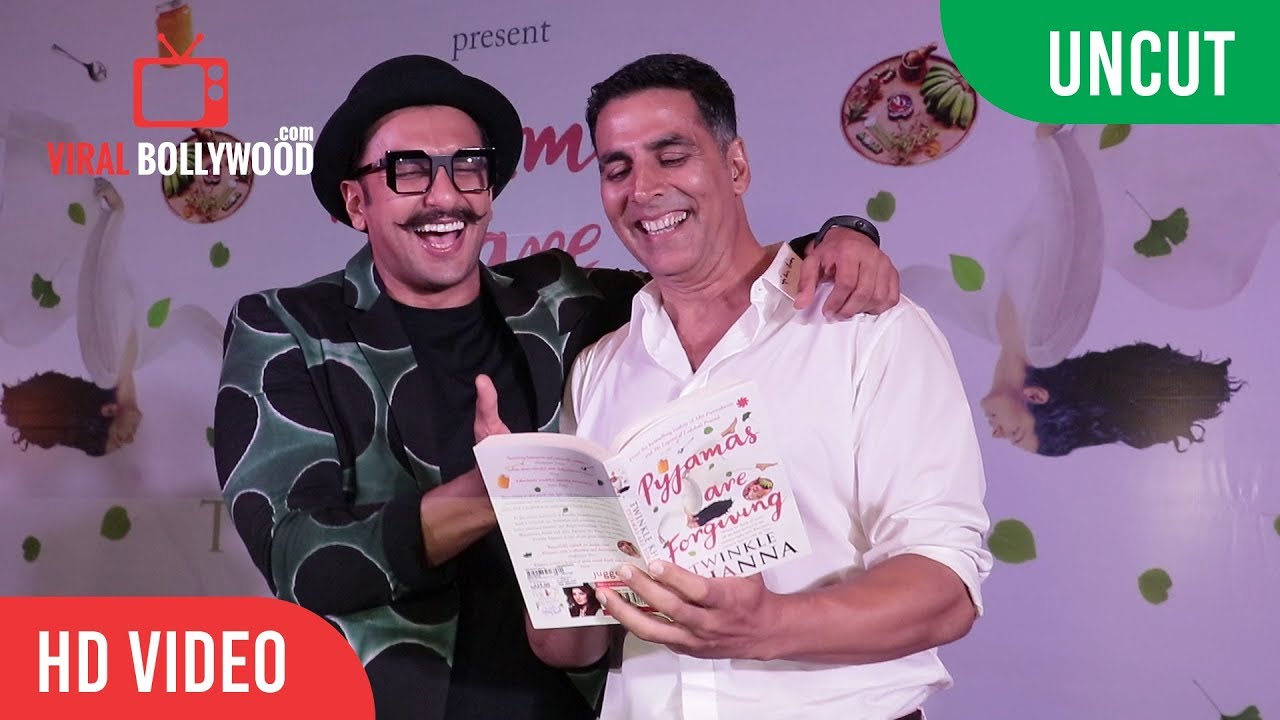 UNCUT - Twinkle Khanna Pyjamas are Forgiving Book Launch | Ranveer Singh, Akshay Kumar, Sonam Kapoor