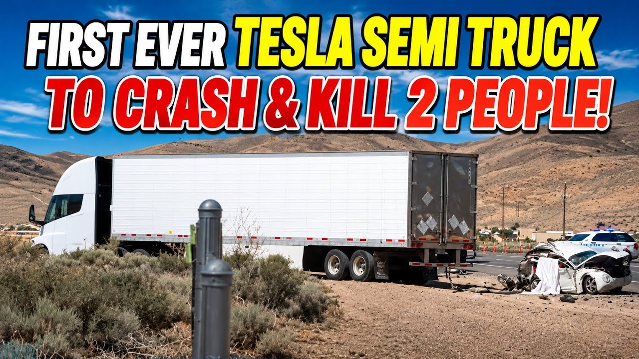 First Ever Tesla Semi Truck Crash