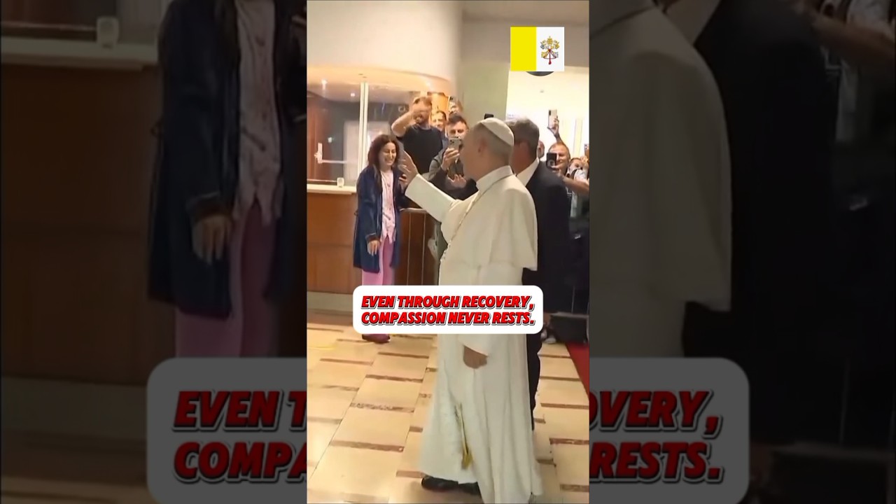 The moment Pope Leo XIV stopped for the sick ❤️ #shorts