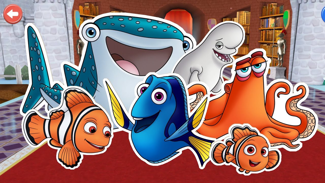 Disney Coloring World: Finding Dory Coloring Page Pack