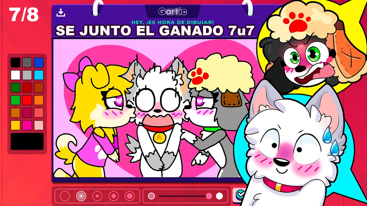Alexy y sus Novias en GARTIC PHONE 😈🔥🎨