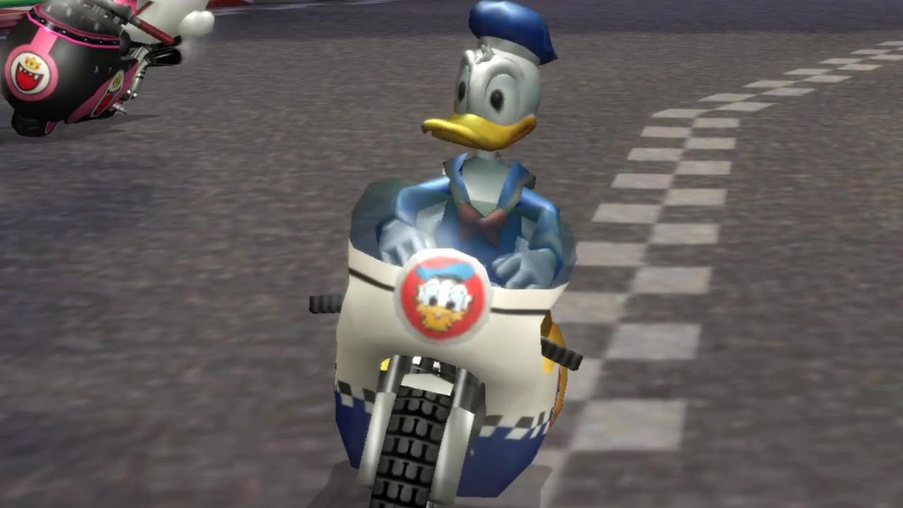 Donald Duck in Mario Kart Wii