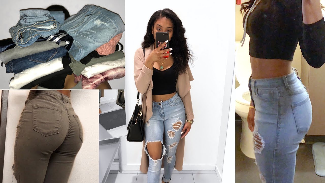 HYPE on Fashion Nova Jeans? HUGE FASHION NOVA JEAN HAUL | Blasianmanda
