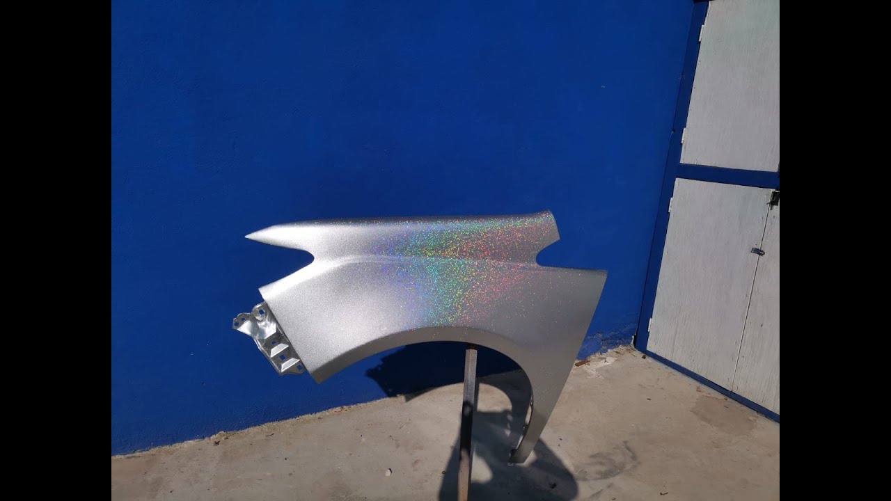 como Aplicar hojuelas de metal (metal flake)
