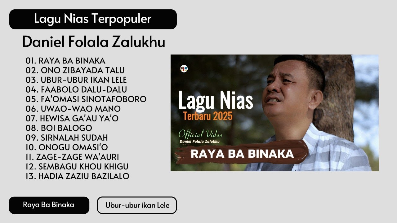 RAYA BA BINAKA - Daniel Folala Zalukhu || KUMPULAN LAGU NIAS TERBARU | LAGU NIAS VIRAL TERBARU 2025