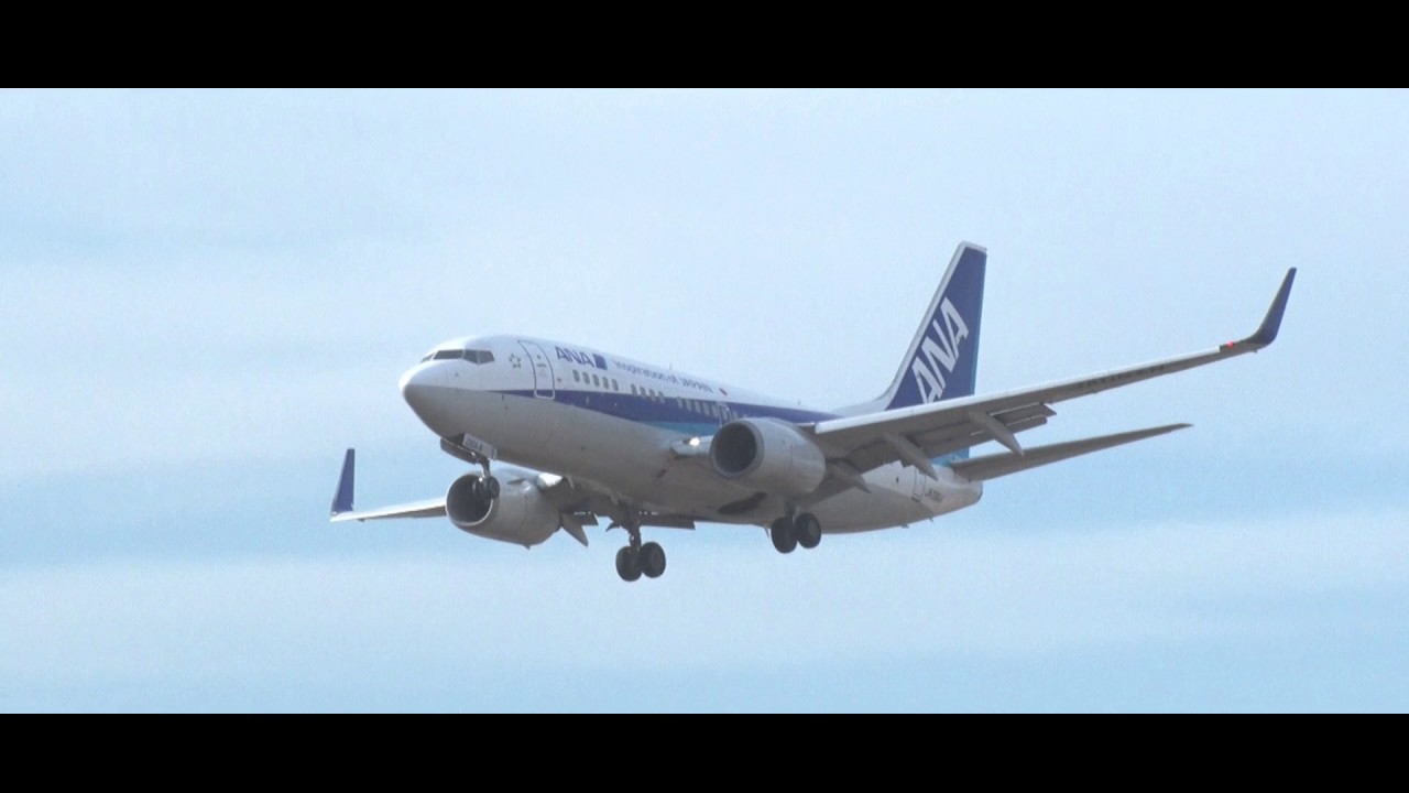 揺れすぎ！横風着陸で100万回以上再生 こんなに傾いた737初めて見た！