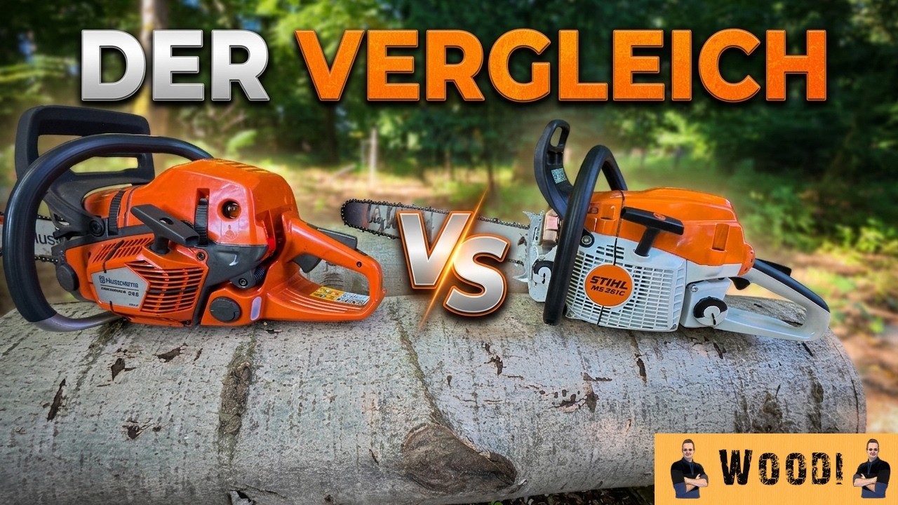 Stihl MS 261 vs. Husqvarna 545 Mark II: Der ultimative Motorsägen Vergleich im Schnitttest!
