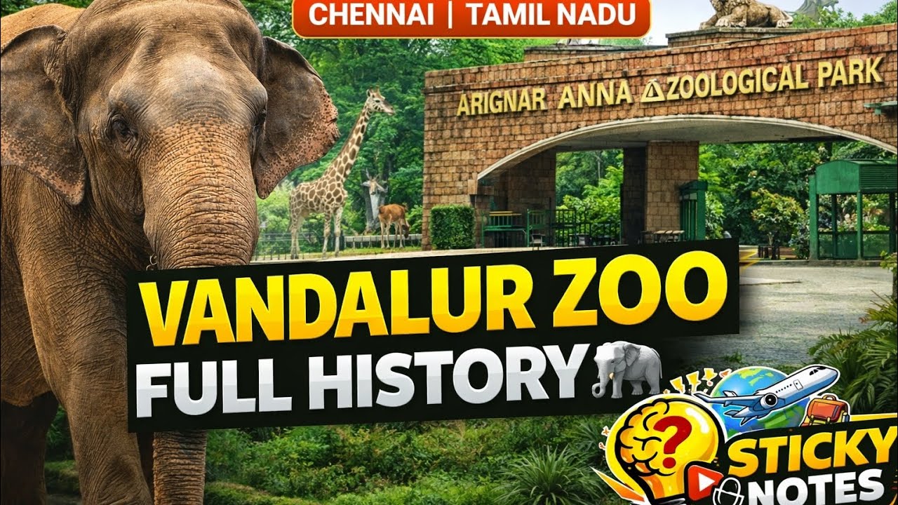 🦁🐘 Vandalur Zoo Full History | India-oda Oldest Zoo 😲 | Interesting Facts Tamil