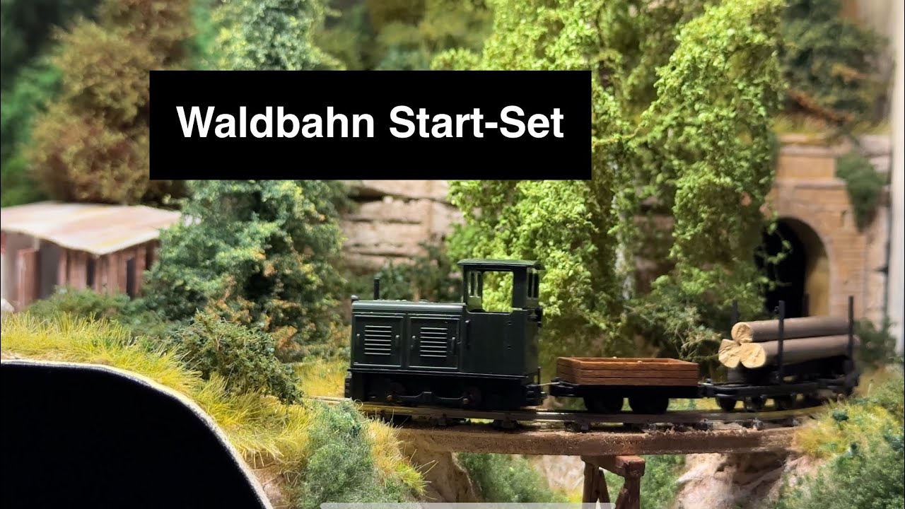 [Kleintal] Busch Waldbahn-Startset H0f