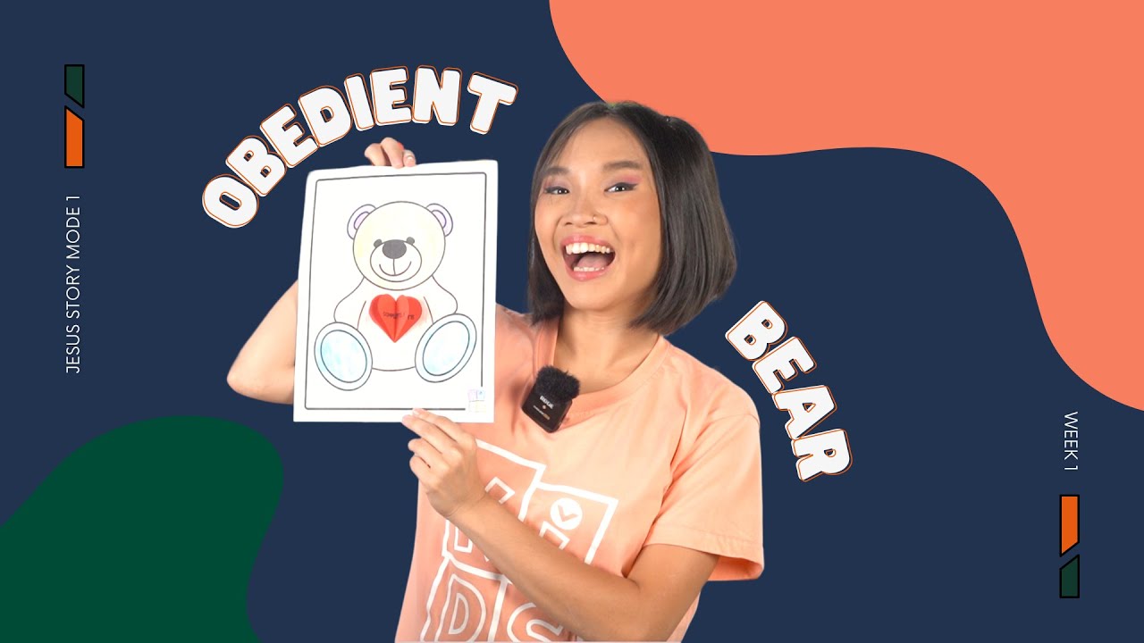 Obedient Bear | Craft about obedience to God