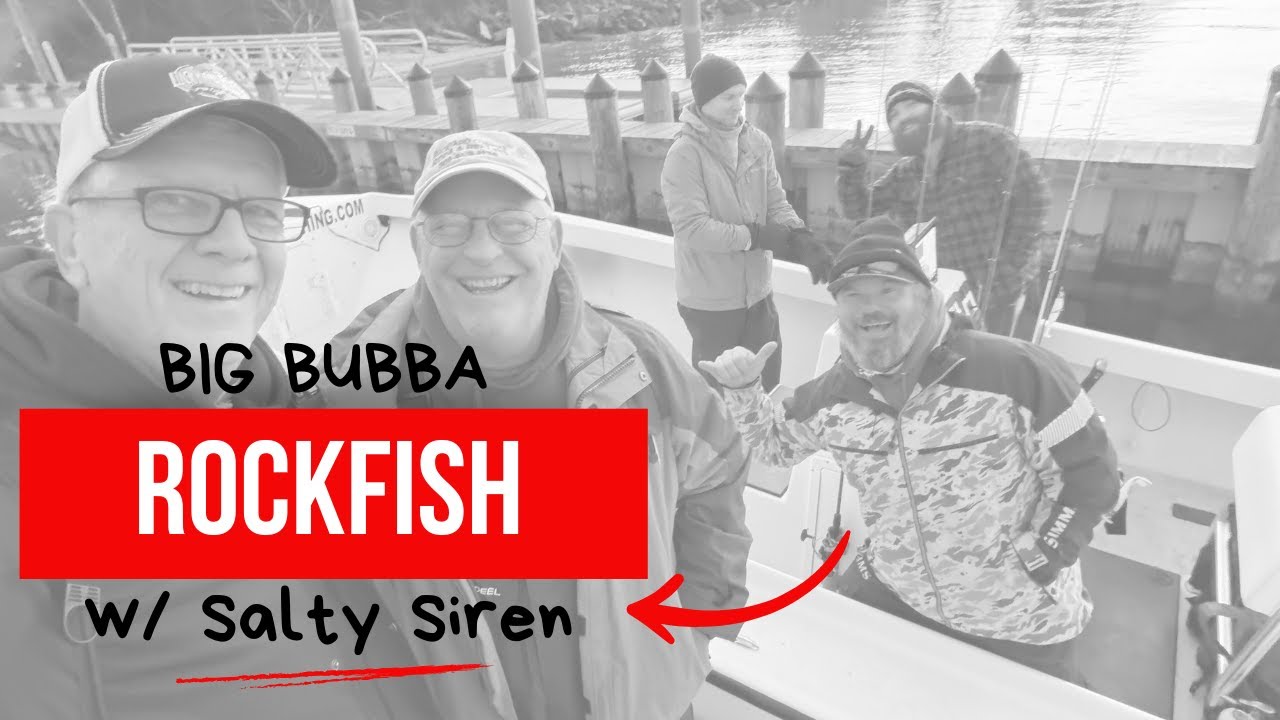 Fishing for Big Winter Rockfish with Mike and Salty Siren Fishing & everyone hooks up to a 40 plus!
