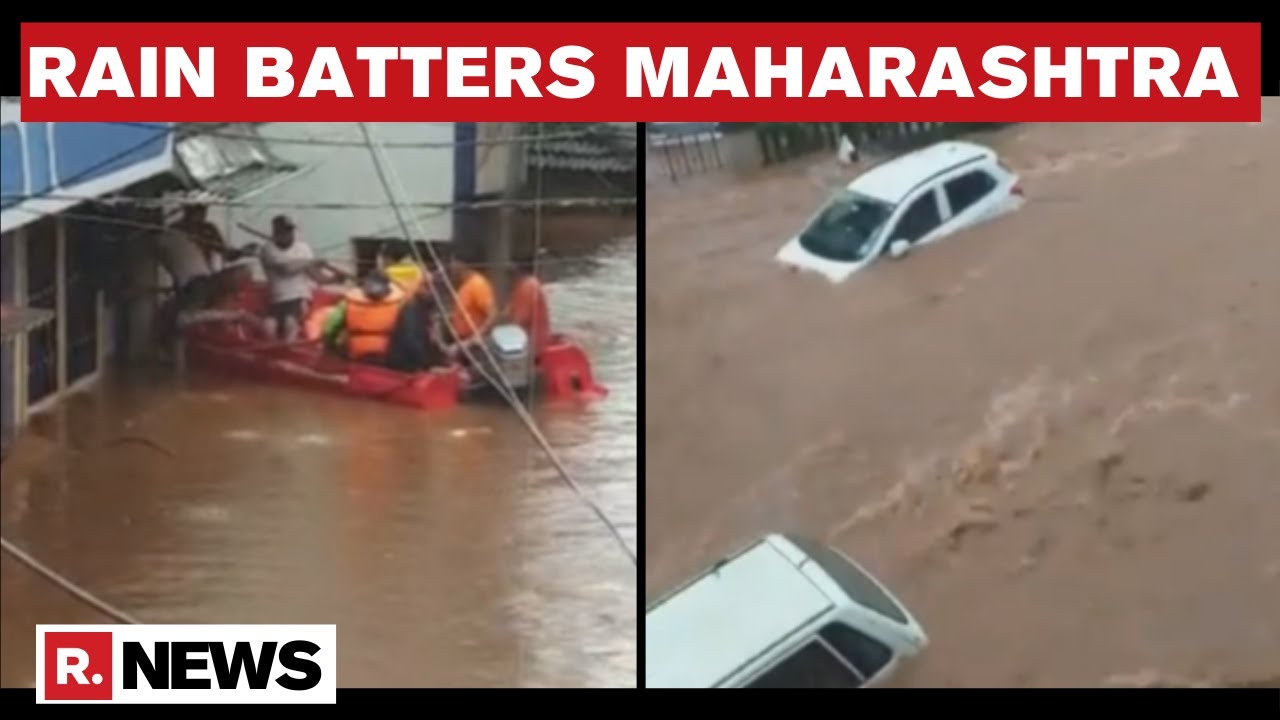 Over 5000 People Stranded As Heavy Rains Cause Flooding In Maharashtra's Chiplun | Republic TV