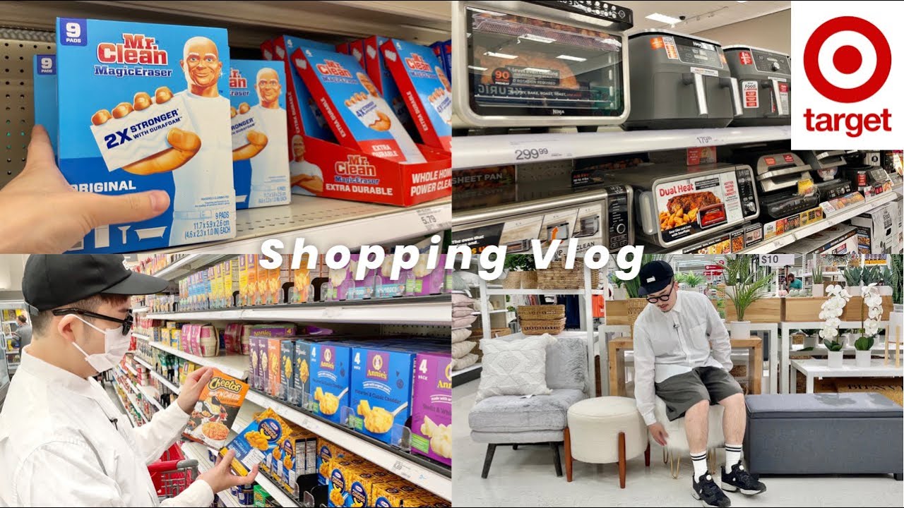 【駐在VLOG】アメリカの大型スーパー「Target」でお買い物 | 海外らしいアイテムと豊富な品揃え【アメリカ生活】