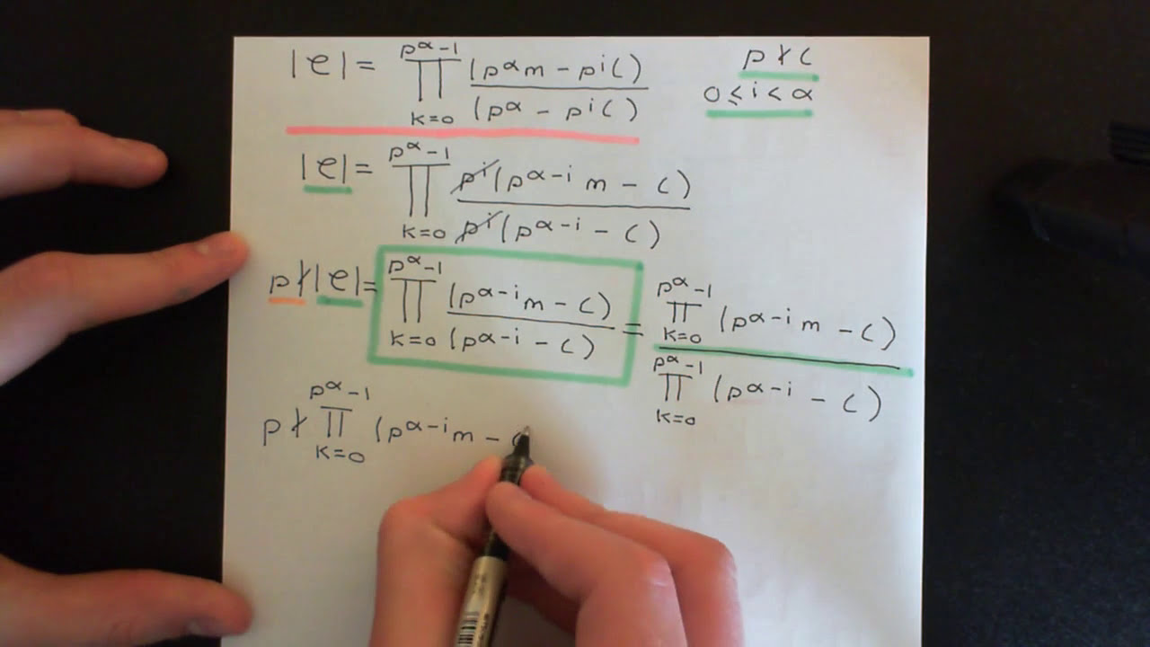 The Sylow Theorems Part 1