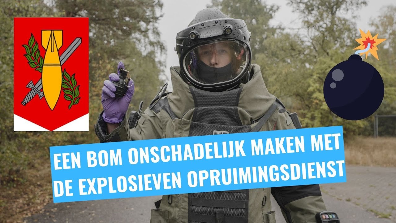 Een BOM ONSCHADELIJK maken bij de EXPLOSIEVEN OPRUIMINGSDIENST DEFENSIE | Eindbazen Experience #7