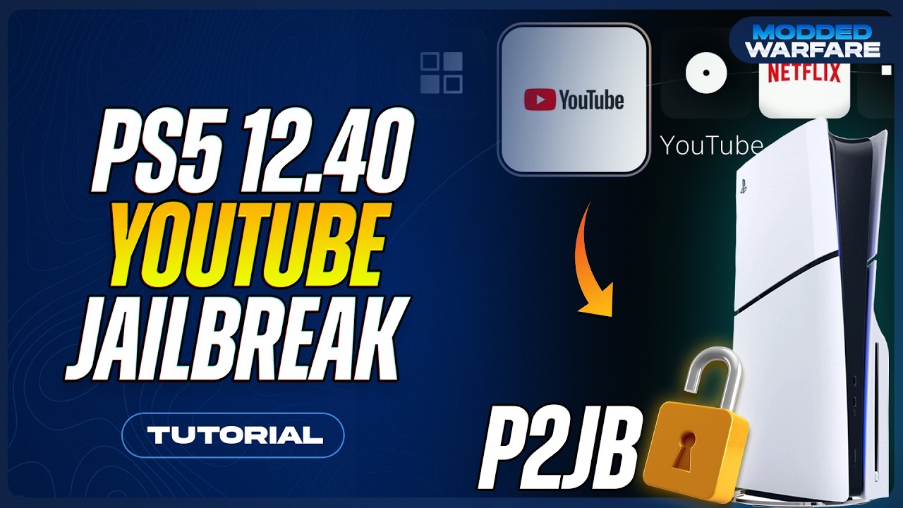 Взлом PS5 через приложение YouTube на прошивке до 12.40 (Первичная настройка)
