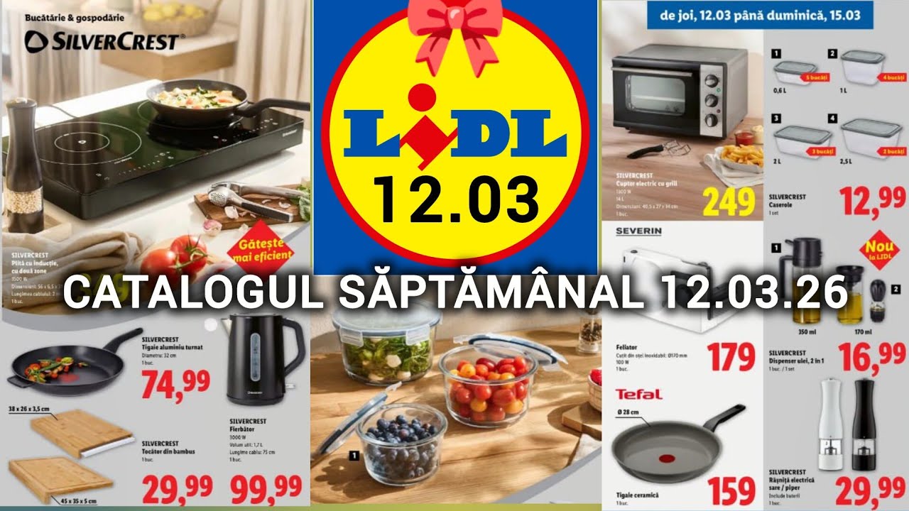 LIDL Promoția Lidl Catalogul ✨ a Săptămânii 09.03 până în 15.03  Bucătărie Parkside #lidlromania