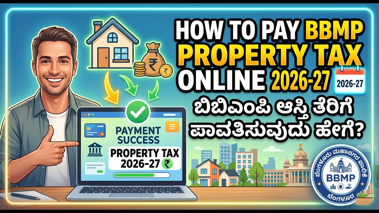 How to Pay BBMP Property Tax Online 2026-27 | ಬಿಬಿಎಂಪಿ ಆಸ್ತಿ ತೆರಿಗೆ ಪಾವತಿಸುವುದು ಹೇಗೆ?