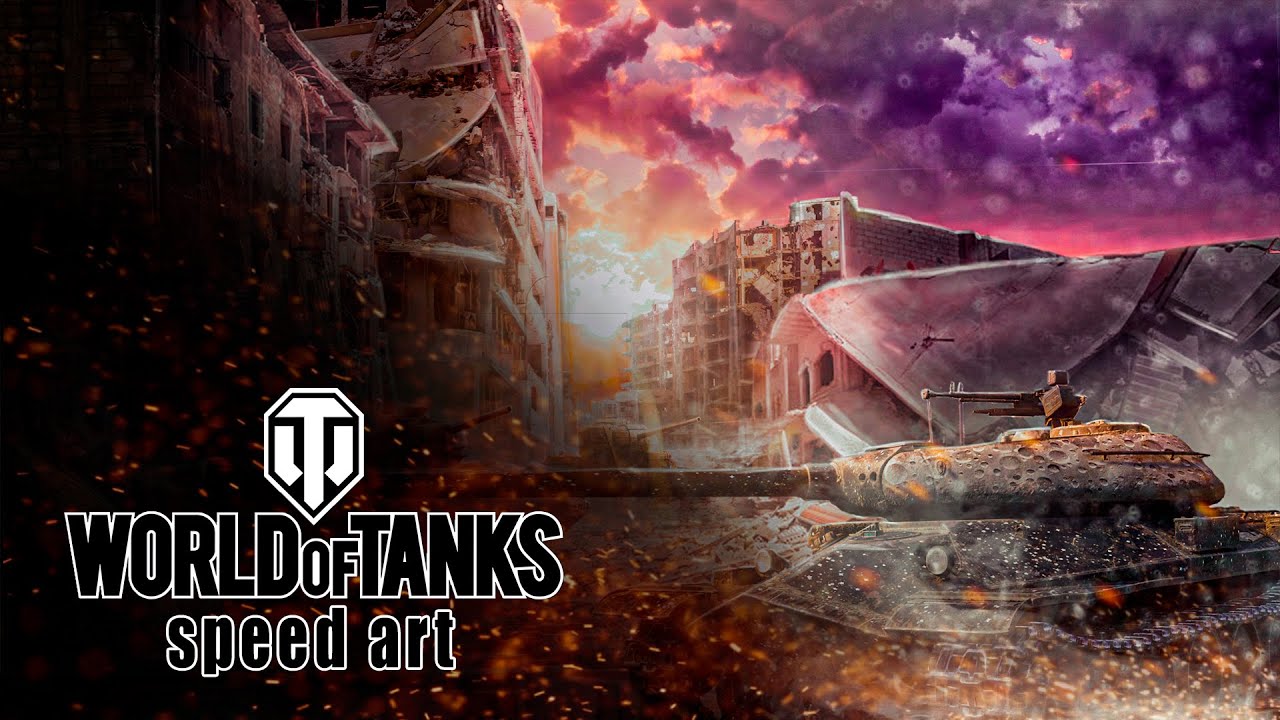 Fan Art "Winning battle'' World of Tanks (photoshop speed art)